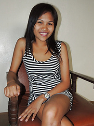 Teens4Free presents: Friendly Filipina welcomes tourist with sexy striptease