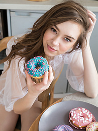 Teens4Free presents: If you are a fan of skinny girls, check out how this cute little doll poses and teases totally naked in the kitchen.