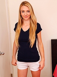 Teens4Free presents: Perky breasted Molly Mae fingering tight pussy