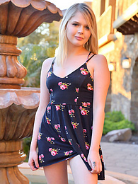 Teens4Free presents: Blonde american covergirl Coco Lovelock bares herself before masturbating