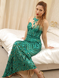 Teens4Free presents: Sexy british teen Stephanie Bonham Carter removes her dress and displays her bare skin