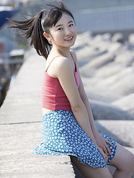 Teens4Free presents: Asian teen Chisaki Morito demonstrates her tiny tits and demonstrates her exposed body outdoors